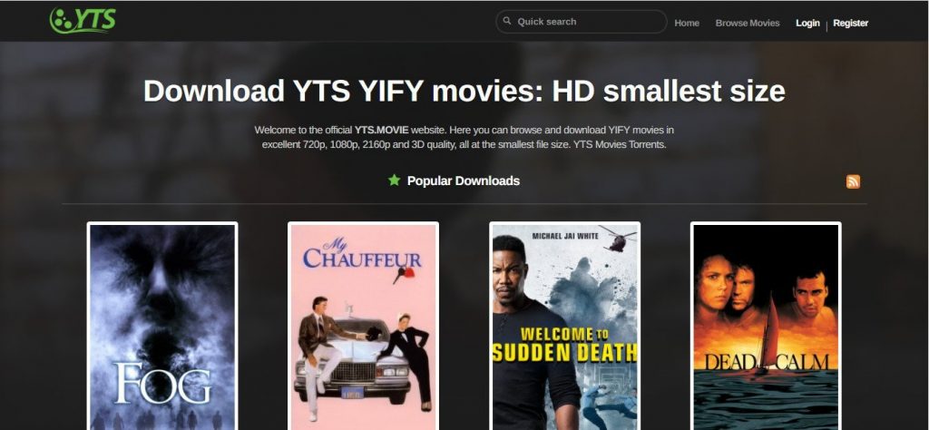 YTS movies download