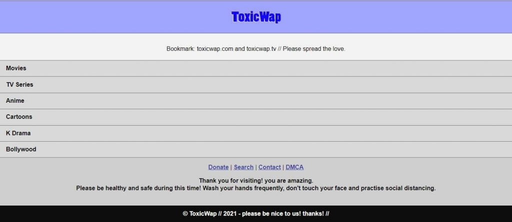 Toxic wap- free movie download site