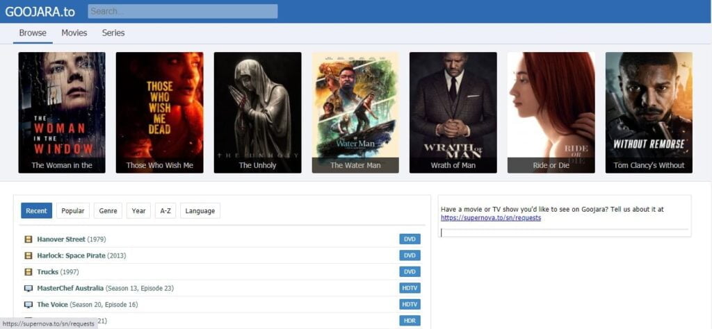 Goojara- Best Free Streaming, TV Shows And Movie Download Site  Vic's 