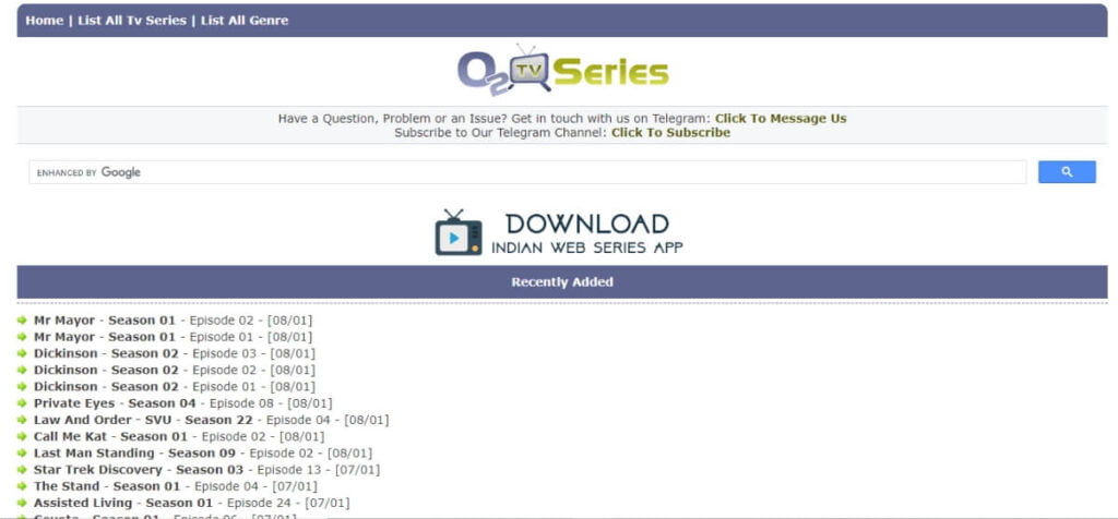 o2tvseries movie download