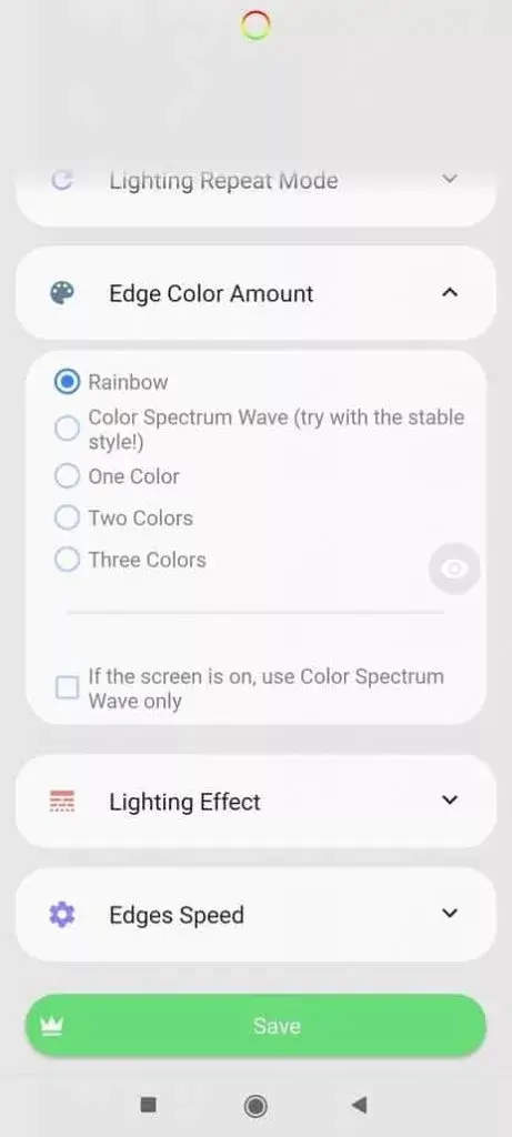 Samsung Galaxy A52 LED Notification Light