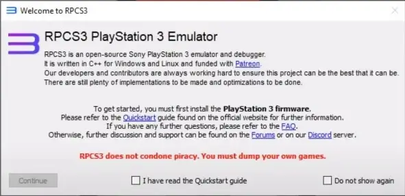 RPCS3 Emulator games settings