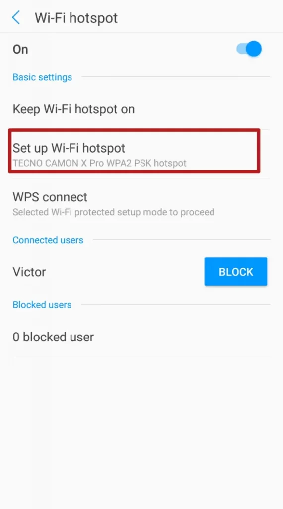 How to set up Hotspot on Android