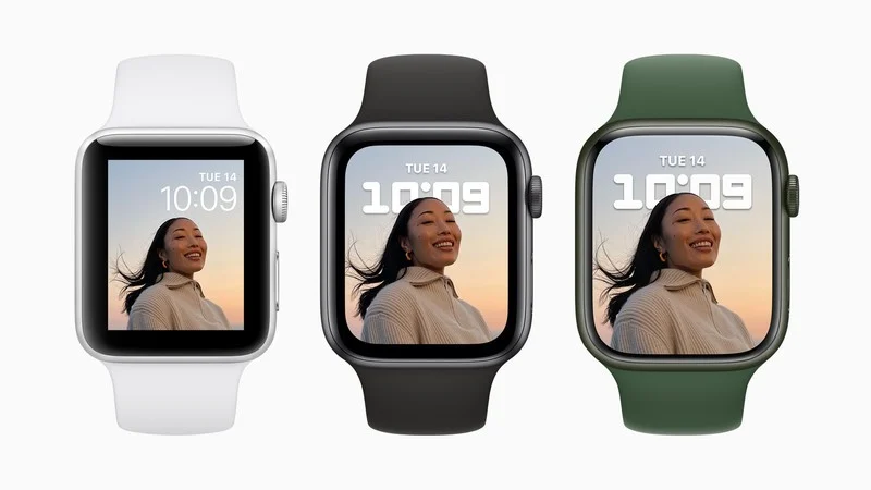 Apple Watch series 8 comparison 41 mm vs 45 mm